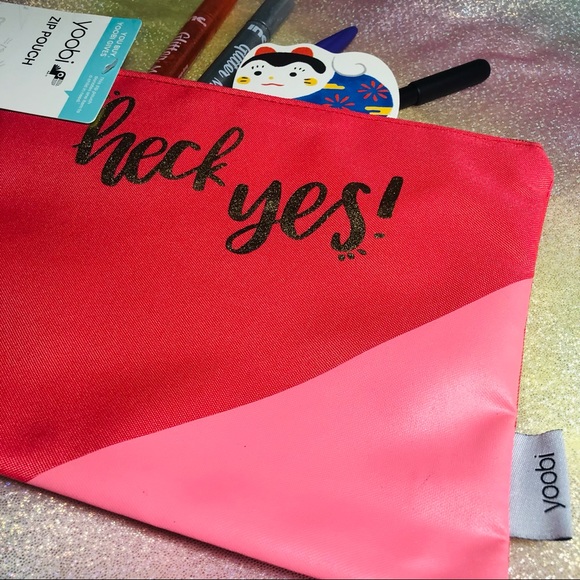 NWT Yoobi Zipper Pouch pencil case universal - Picture 4 of 5